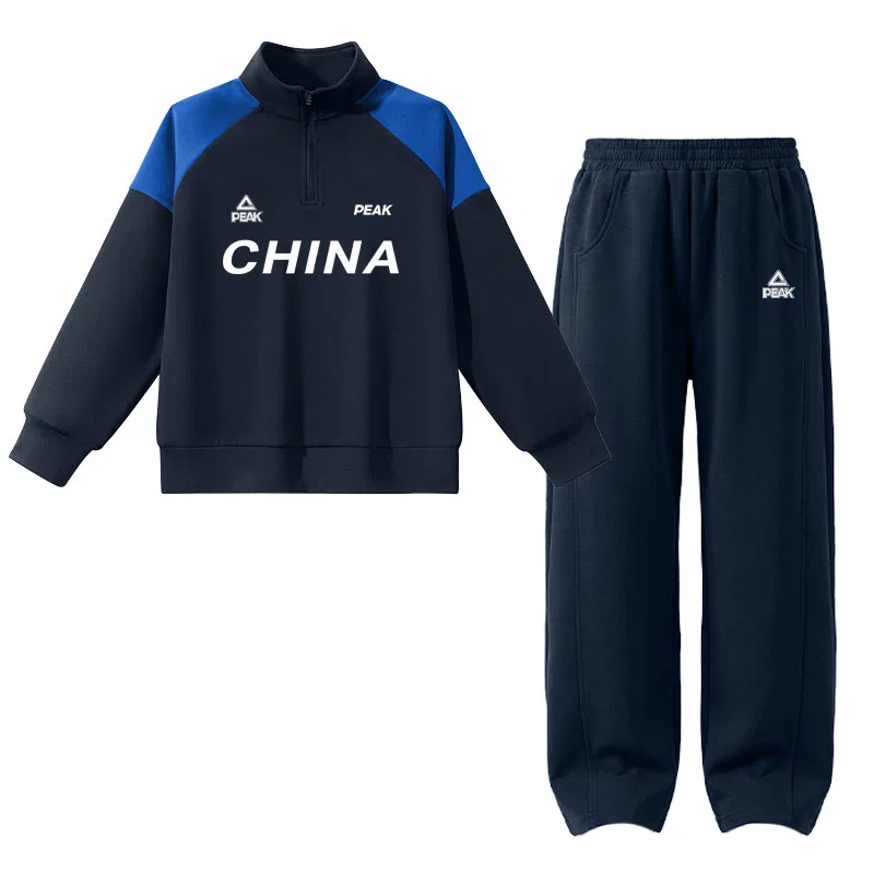 Спортивный костюм для детей PEAK Navy Blue/PK — фото 3
