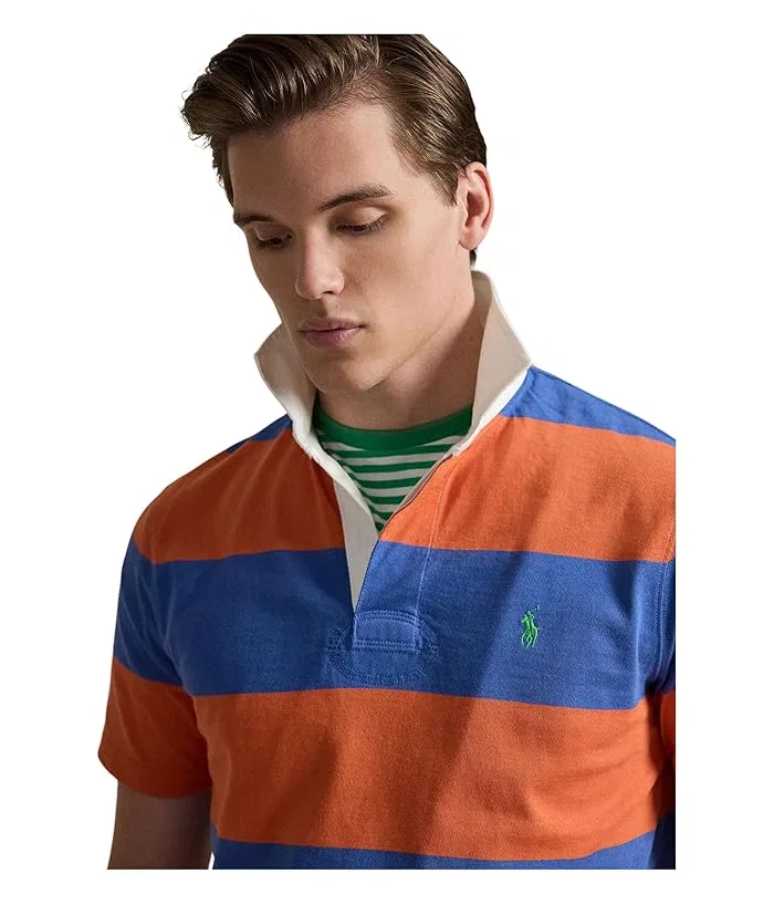 Футболка поло классическая короткий рукав Polo Ralph Lauren, Solar Sky/Modern Royal — фото 4
