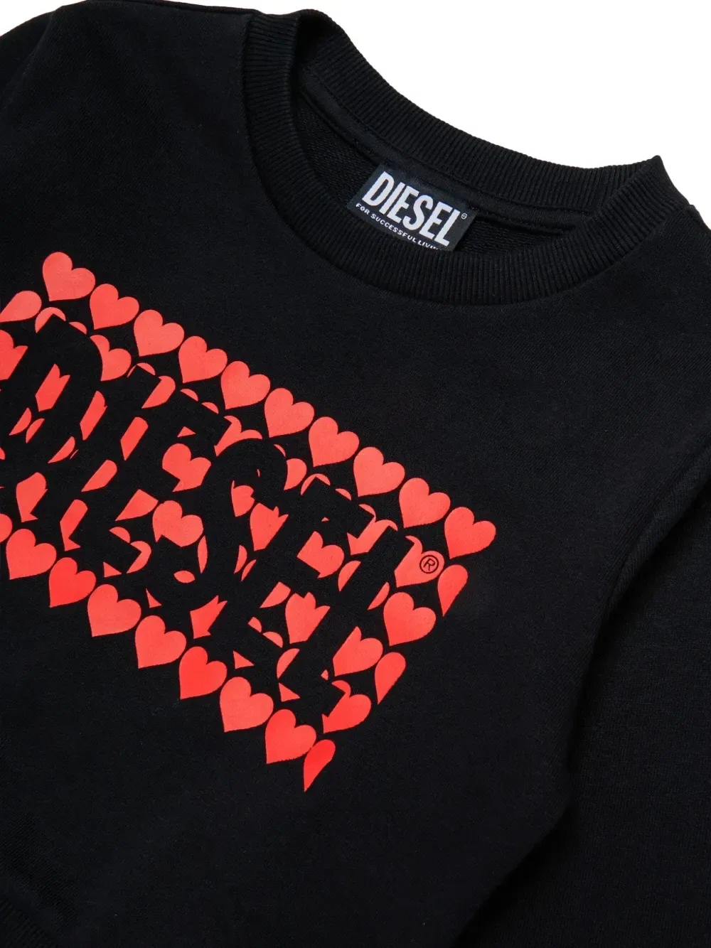 Толстовка с графичным принтом Diesel Kids, черный — фото 3