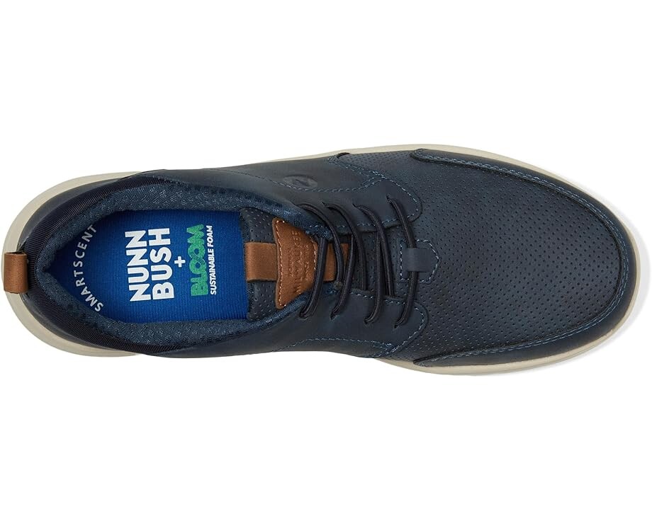 Кроссовки Nunn Bush Conway Moccasin Toe Oxford Casual Lace Up Lightweight Athletic Style, темно-синий — фото 2