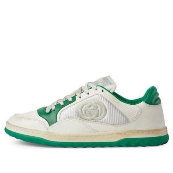 

Кроссовки mac80 embroidered sneakers 'white green' Gucci, белый
