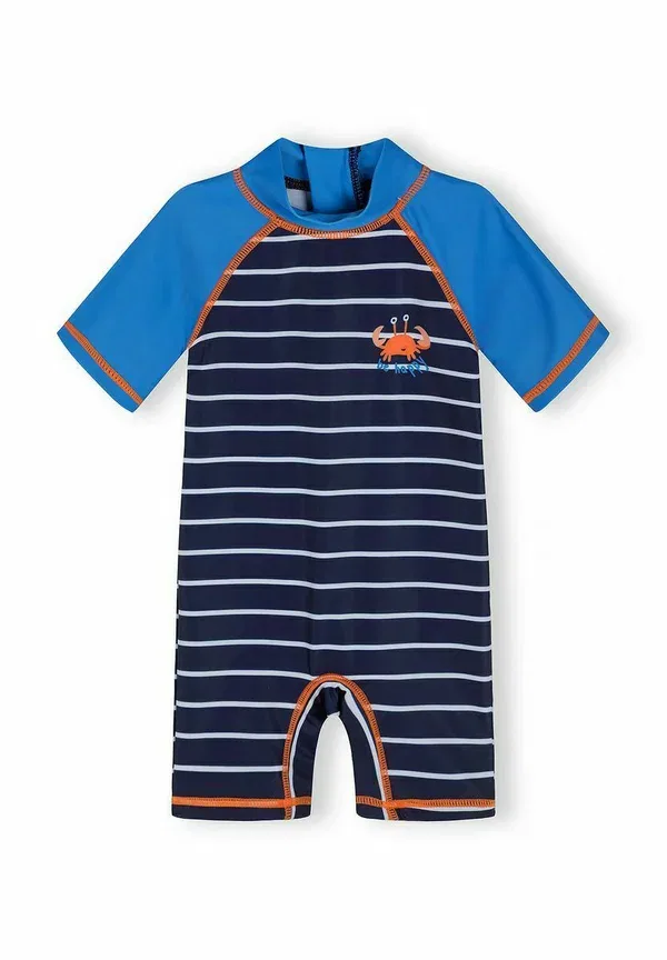 Комбинезон с коротким рукавом и набор пляжных аксессуаров Minoti, темно-синий — фото 2