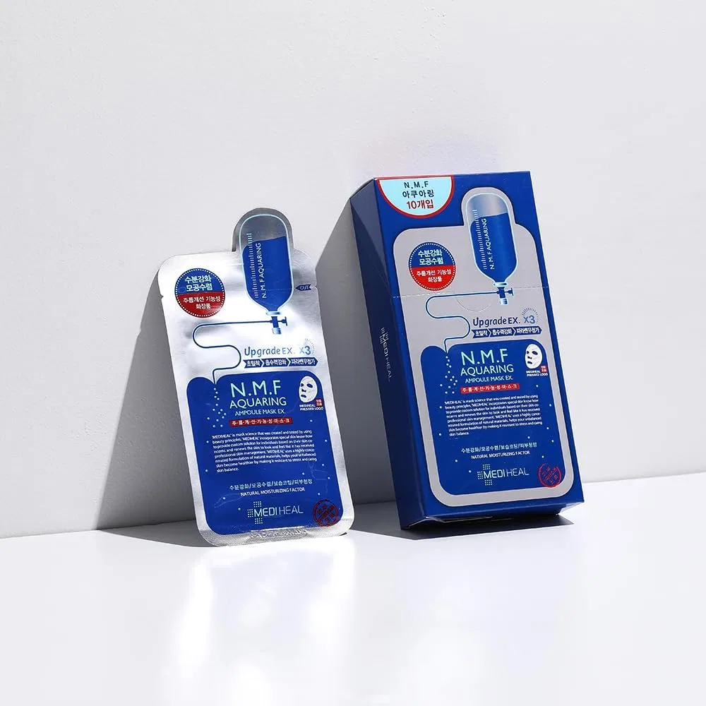 Сыворотка Mediheal — N.M.F Aquaring Ampoule Mask Pack увлажняющая — фото 2