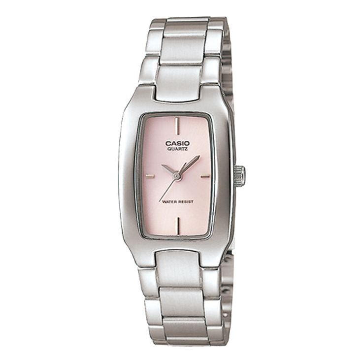 

Часы CASIO Golden Quartzes Waterproof Pink Analog, розовый