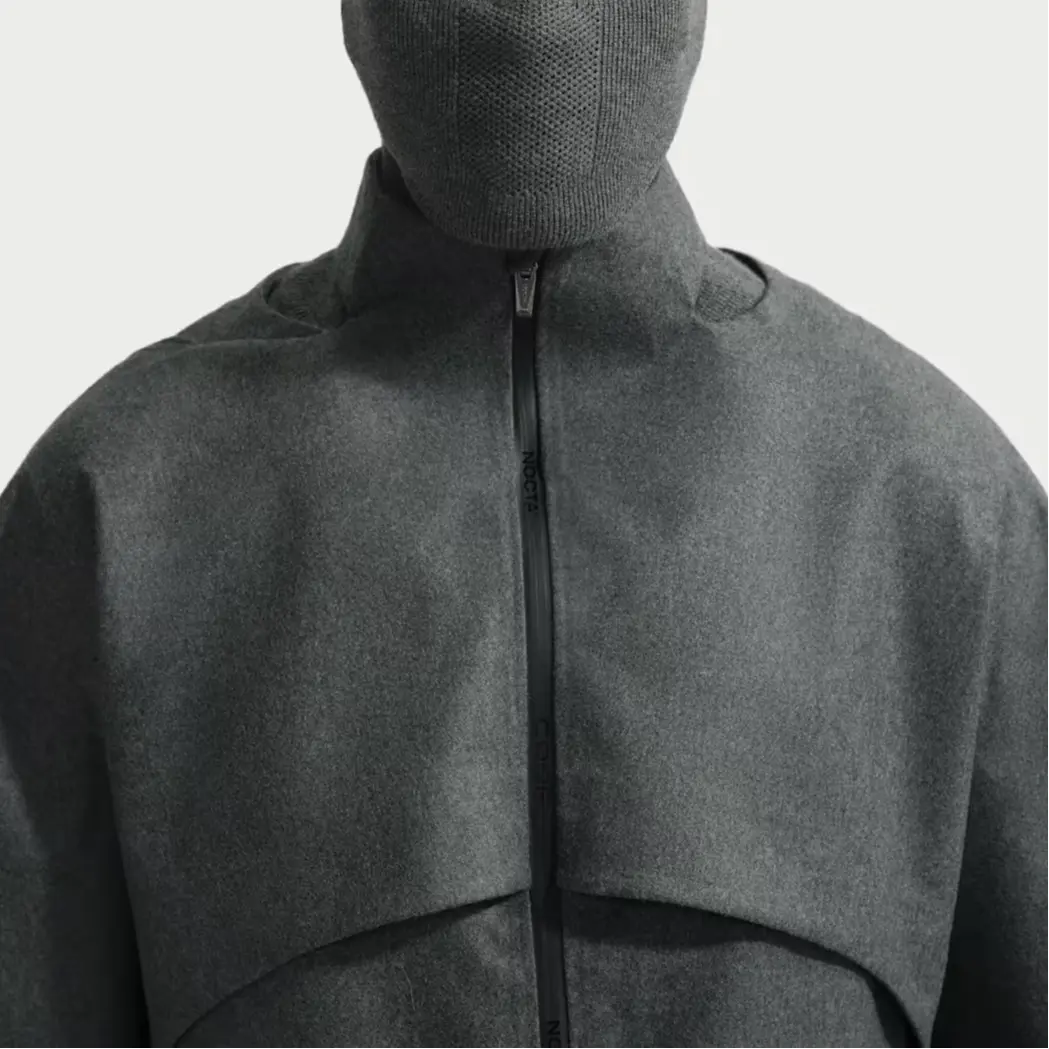 X Nocta Куртки Мужские Темный Хизер Грей Moderate Nike, темно heather серый — фото 4