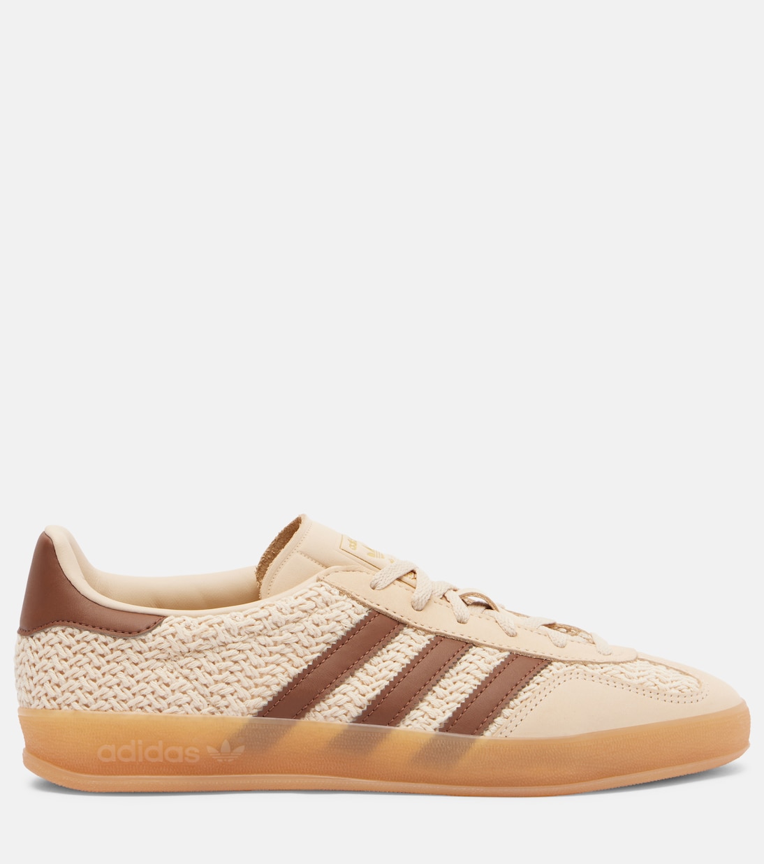 Gazelle Кроссовки с отделкой из замши Indoor Adidas, Sand Strata/Preloved Brown — фото 4