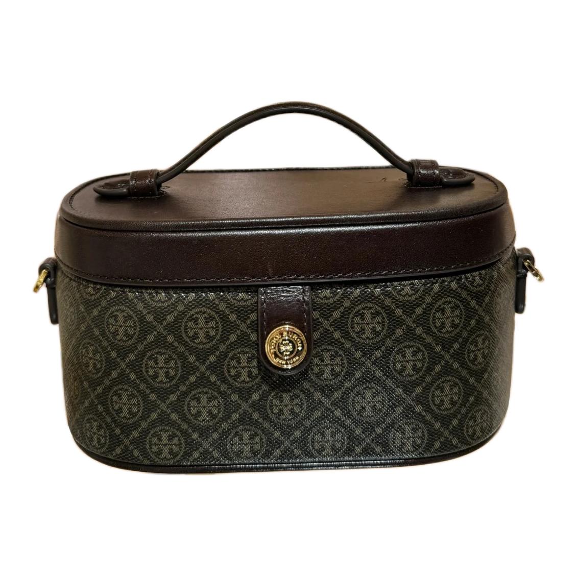 

TORY BURCH Косметичка T Monogram из искусственной кожи Сумка через плечо Кроссбод T Monogram Женская сумка T Monogram черный кофе