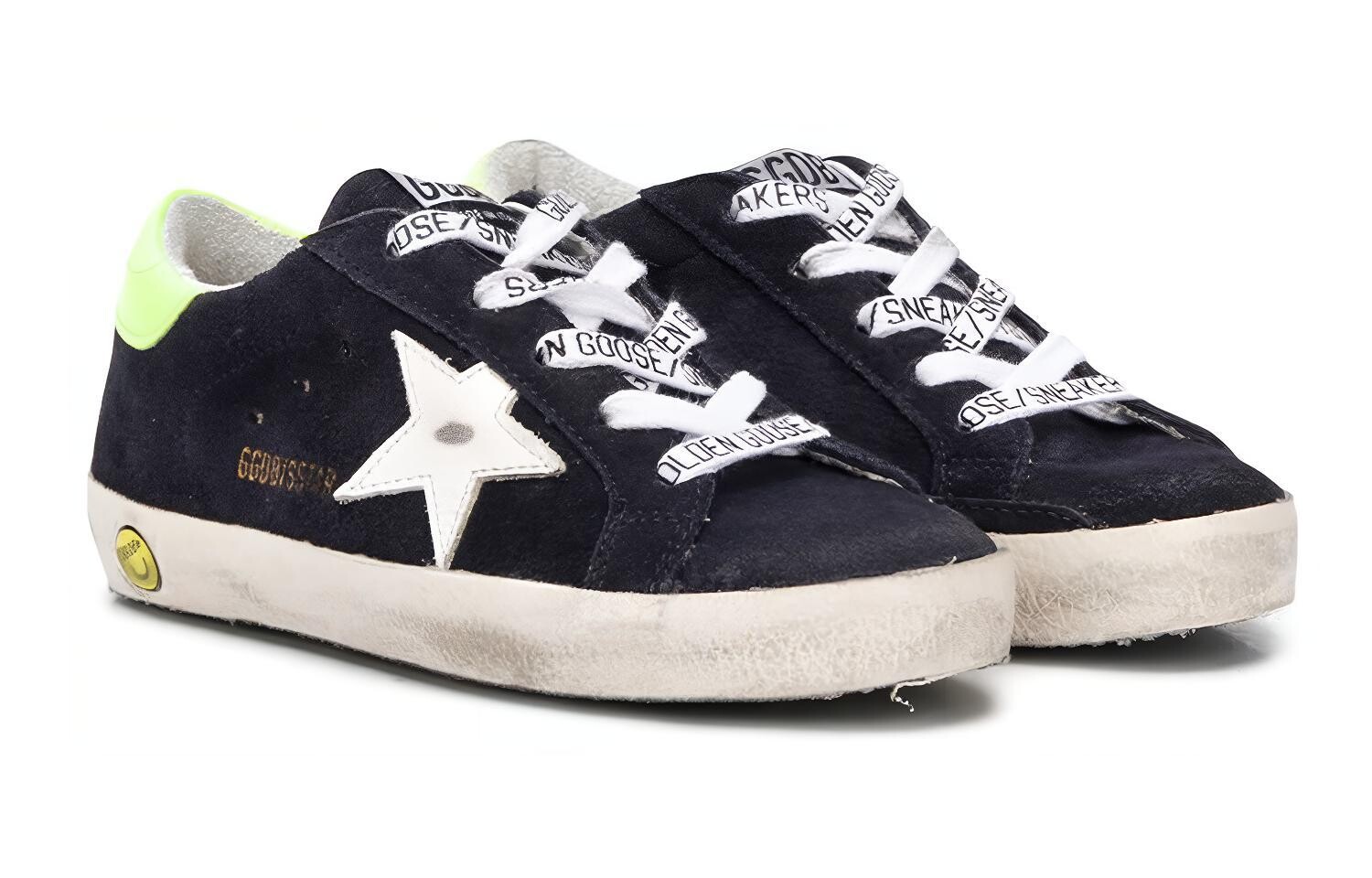 Детские кроссовки Superstar на шнуровке Golden Goose — фото 3