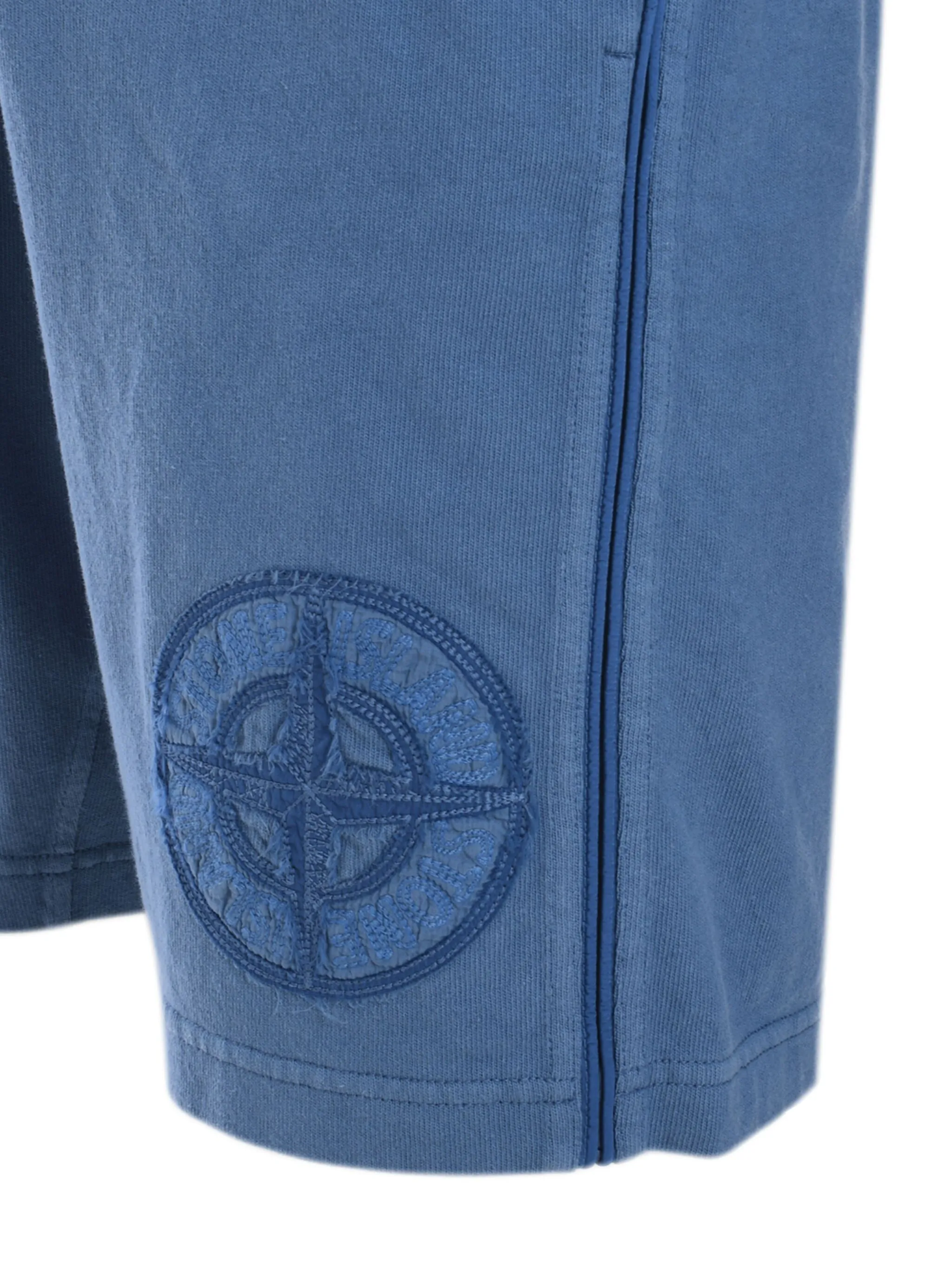 Флисовые шорты Stone Island, синий — фото 4