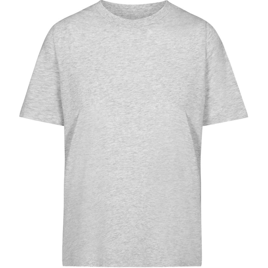 

Футболка SKIMS Regular, женская, светло-серая/светло-серая, LIGHT HEATHER GREY/Light Gray