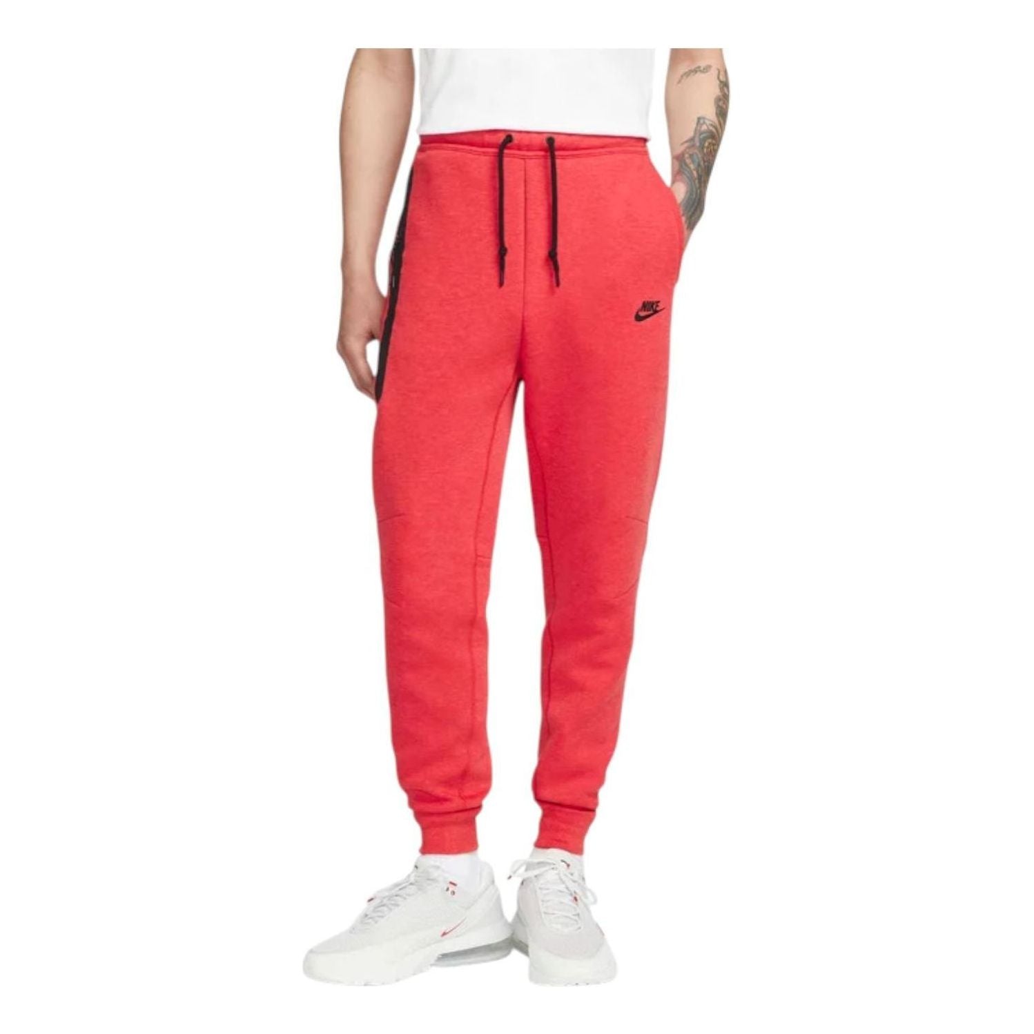 Спортивные брюки Nike Sportswear Tech Fleece Pants 'Light University Red Heather Black'