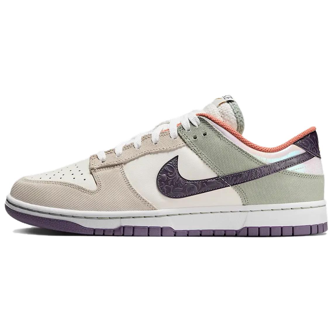 

Кроссовки Dunk Low Nola Nike, White Green Purple