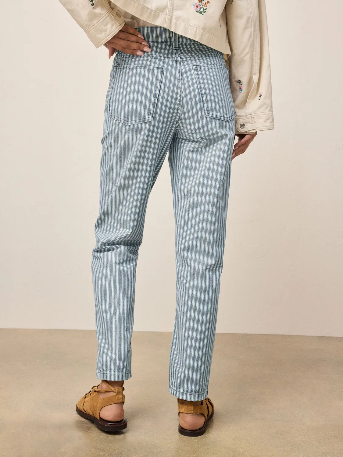 Зауженные джинсы Next, Grey Denim — фото 3