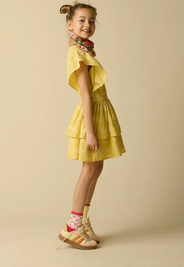 Платье с вышивкой day dress Sissy-Boy, желтый — фото 4