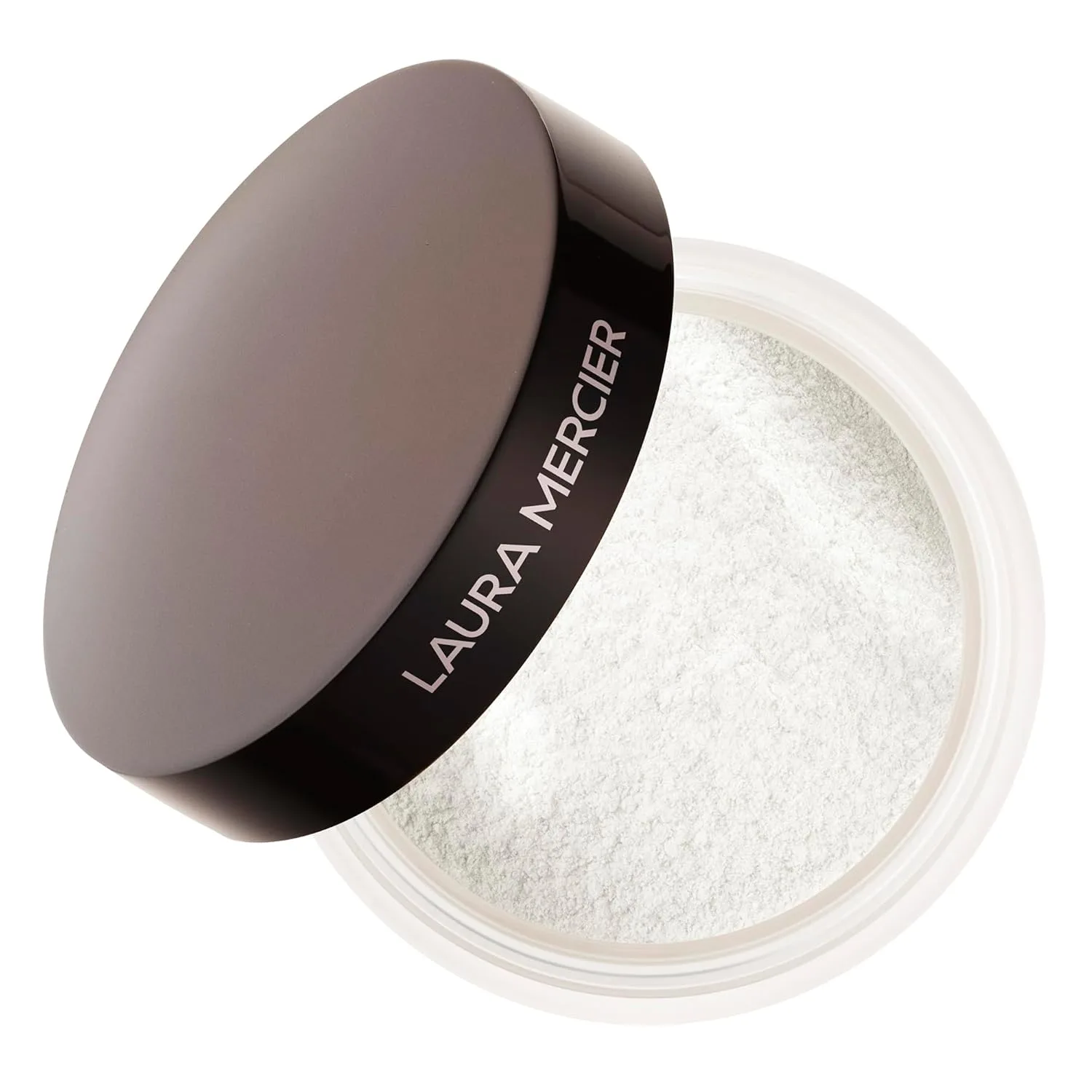 Laura Mercier Secret Brightening Under-Eye Loose Setting Powder, пигменты персикового и розового оттенков для осветления под глазами, коррекции цвета, фиксации и продления стойкости консилера, набор с кистью — фото 3