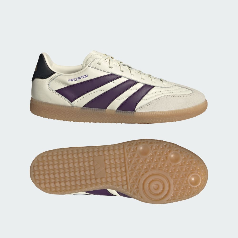 

Кроссовки Adidas Predator Freestyle Indoor Shoes, цвет Ivory/Aurora Plum/Gold Metallic