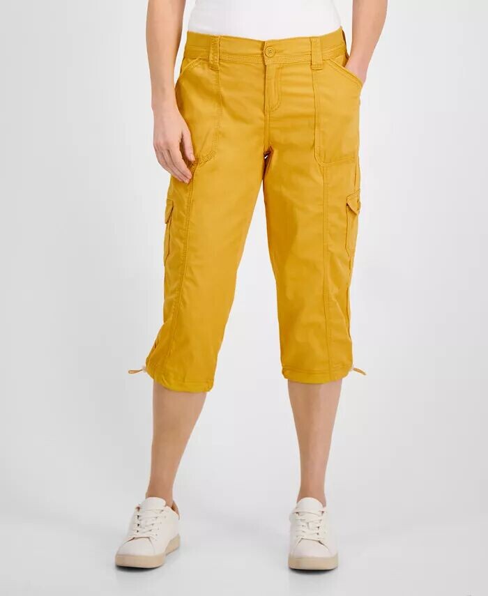 

Женские капри карго Style & Co, золото