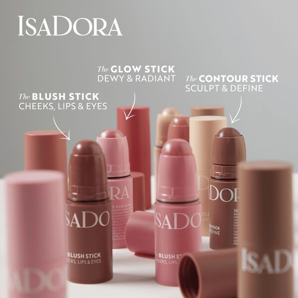 Румяна в карандаше 40 нежно-розовые, 5,5 г Isadora, цвет 40 soft pink — фото 4