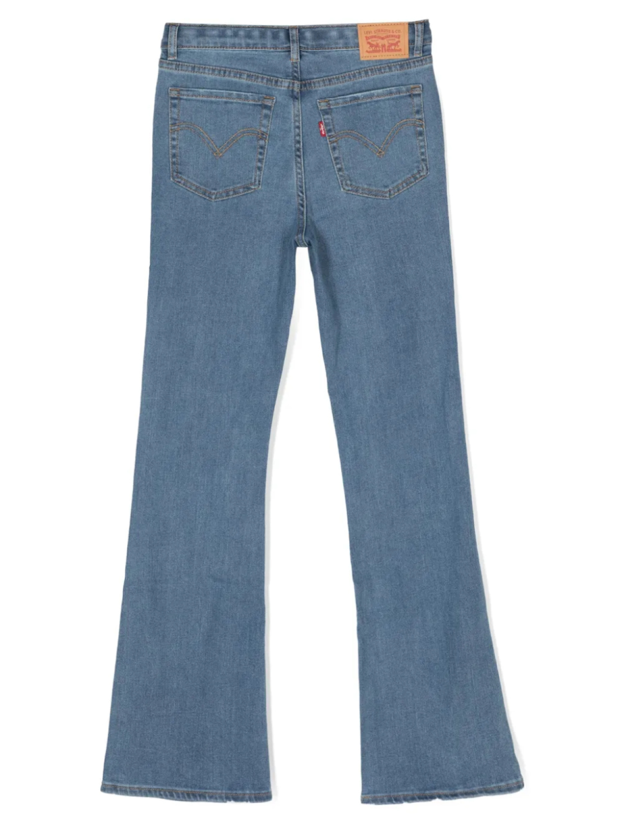 Levi's Kids расклешенные джинсы 726 с завышенной талией, синий — фото 2