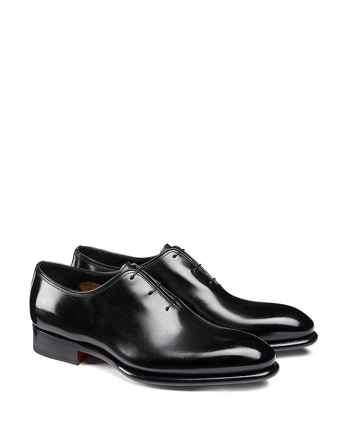 Мужские модельные туфли Carter Wholecut на шнуровке Santoni — фото 3