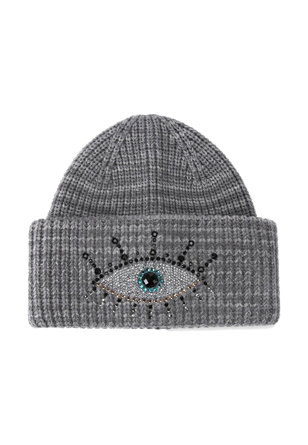 

Шапка EVIL EYE Kurt Geiger London, серый