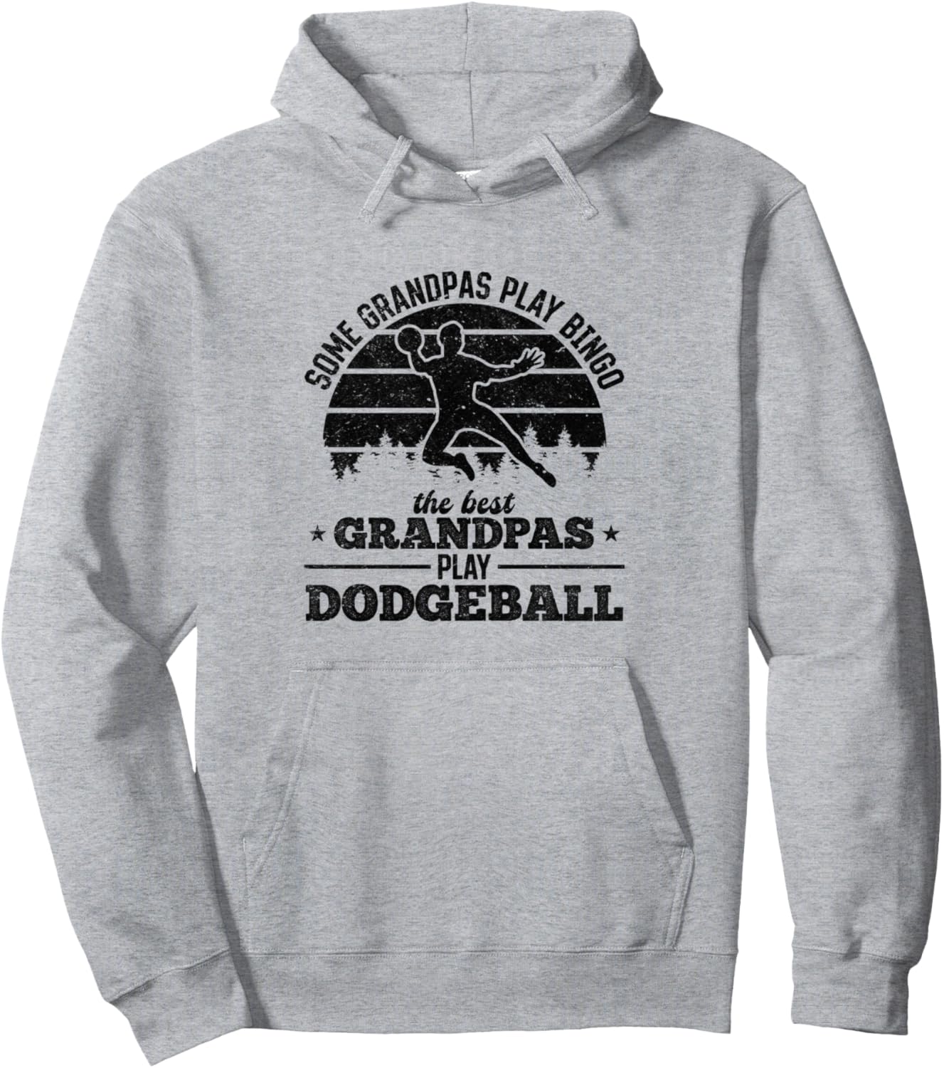 

Некоторые дедушки играют в бинго. Лучшие дедушки играют в доджбол. Толстовка Dodgeball Grandpa, серый