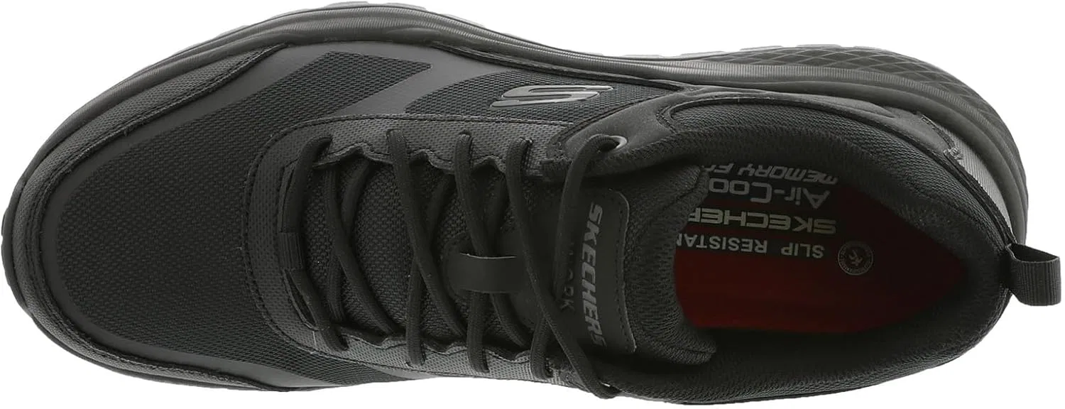 Мужские кроссовки Skechers Street Treader Sr на шнуровке с резиновой подошвой Goodyear, Black — фото 2