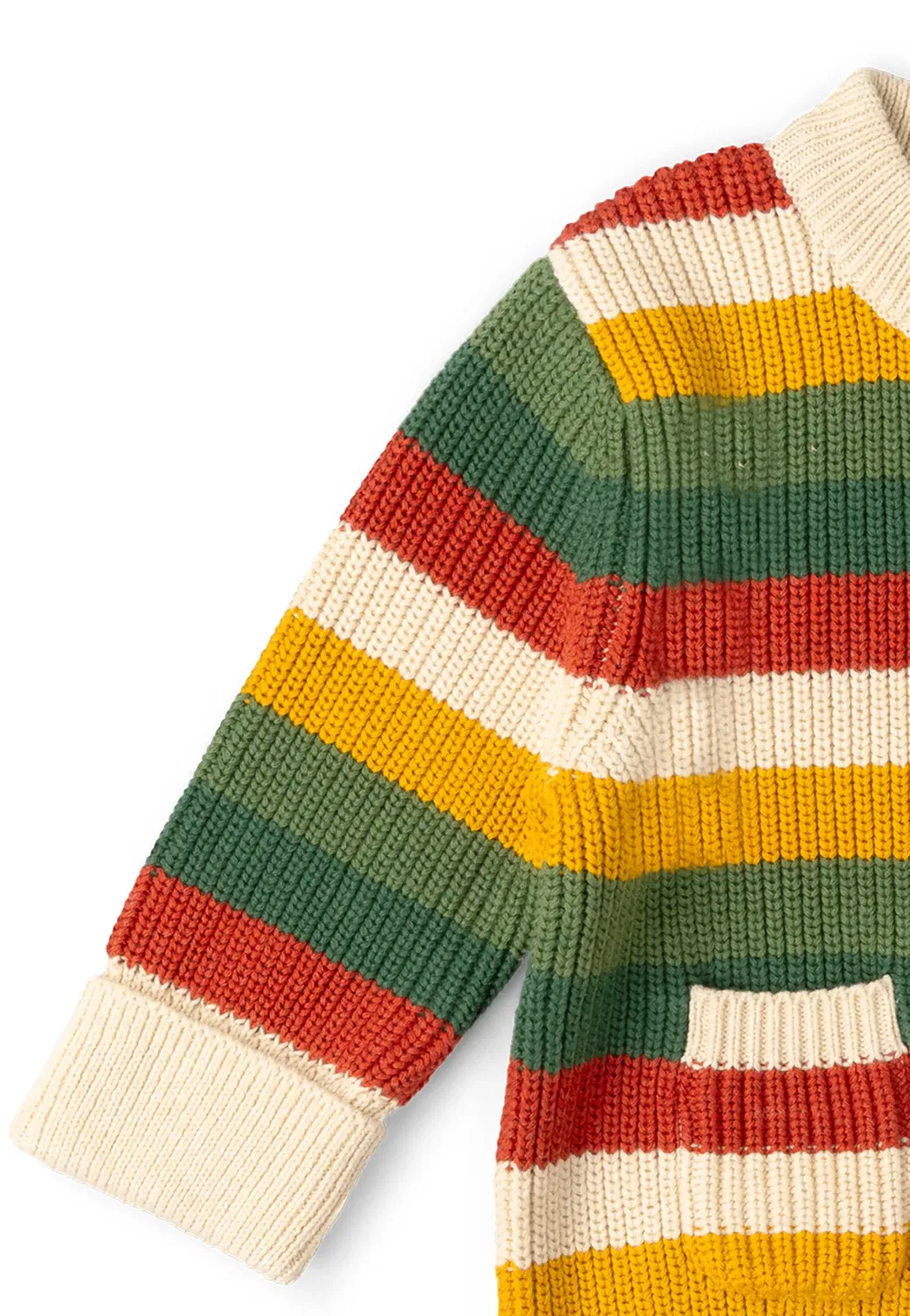 Кардиган из органического хлопка Little Green Radicals, мульти — фото 4