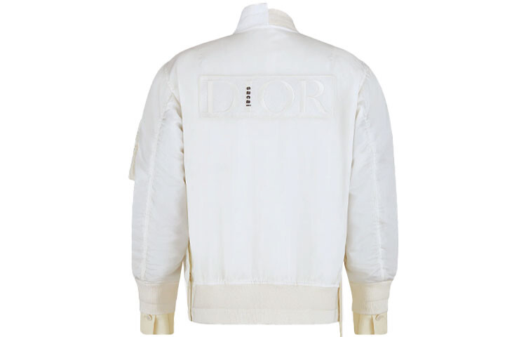 Sacai Quarterly New Products Куртка мужская кремовая Dior, кремовый — фото 2