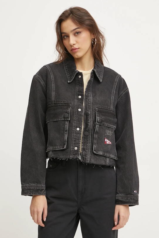 

Джинсовая куртка Tommy Jeans, черный