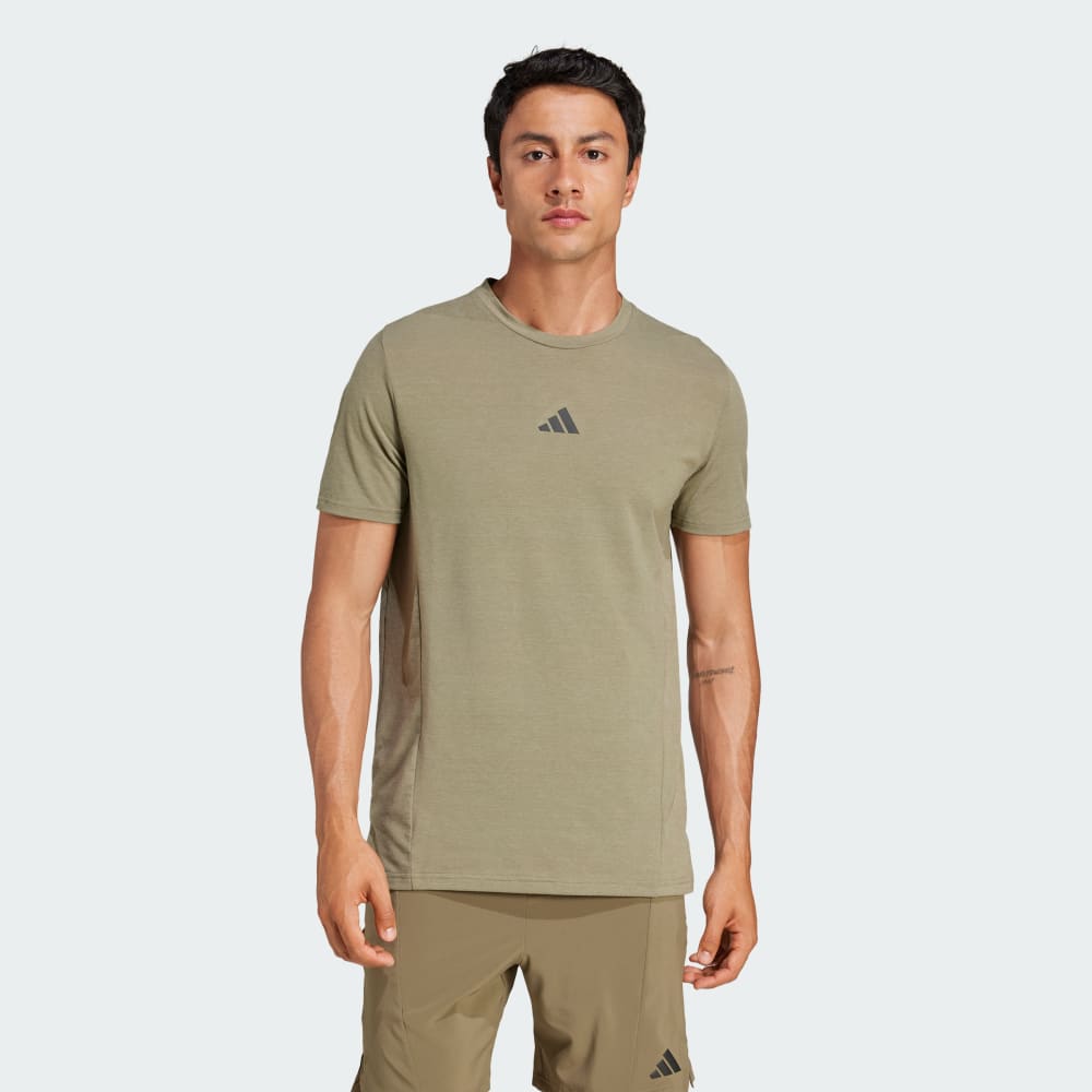

Спортивная футболка Adidas Designed for Training Workout Tee, цвет Olive Strata