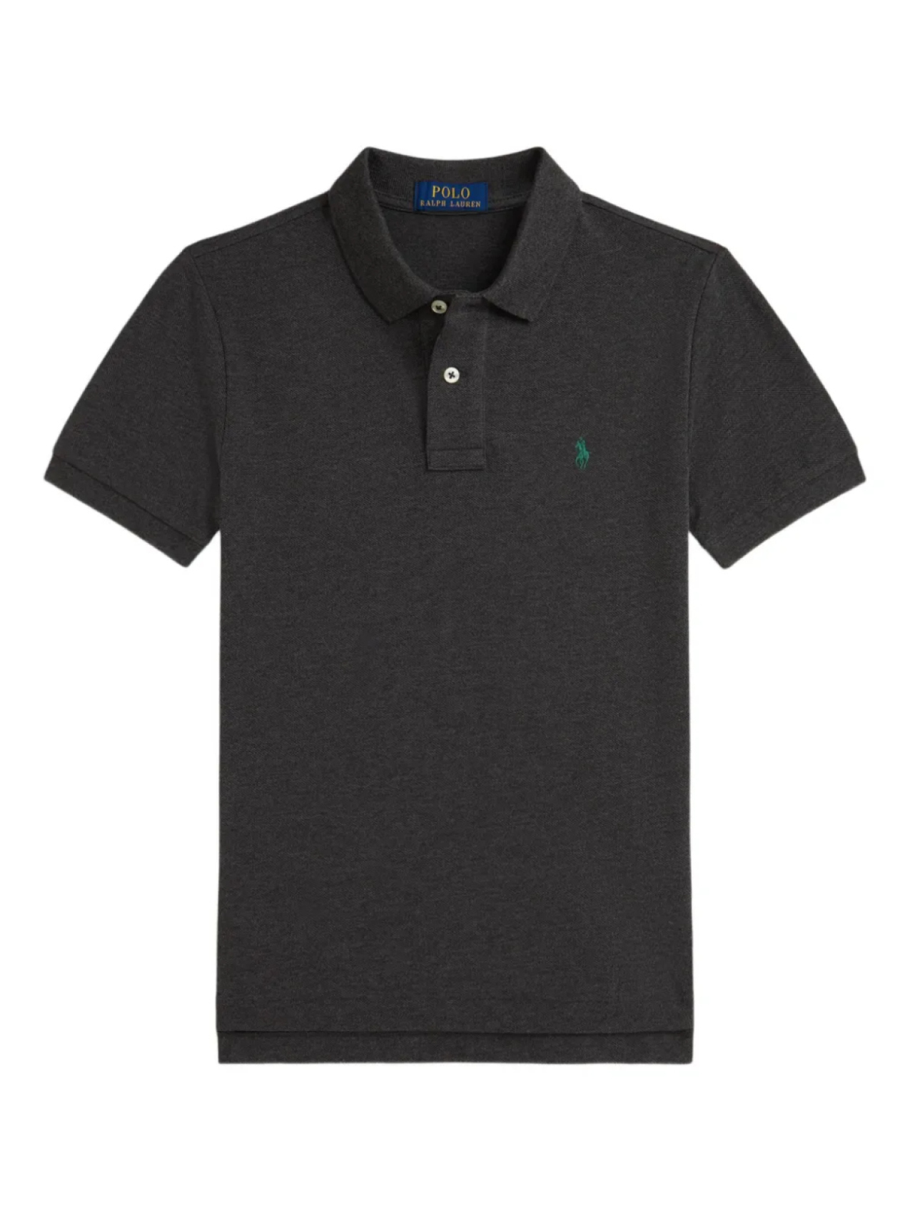 

POLO RALPH LAUREN KIDS рубашка поло с вышивкой Polo Pony, черный