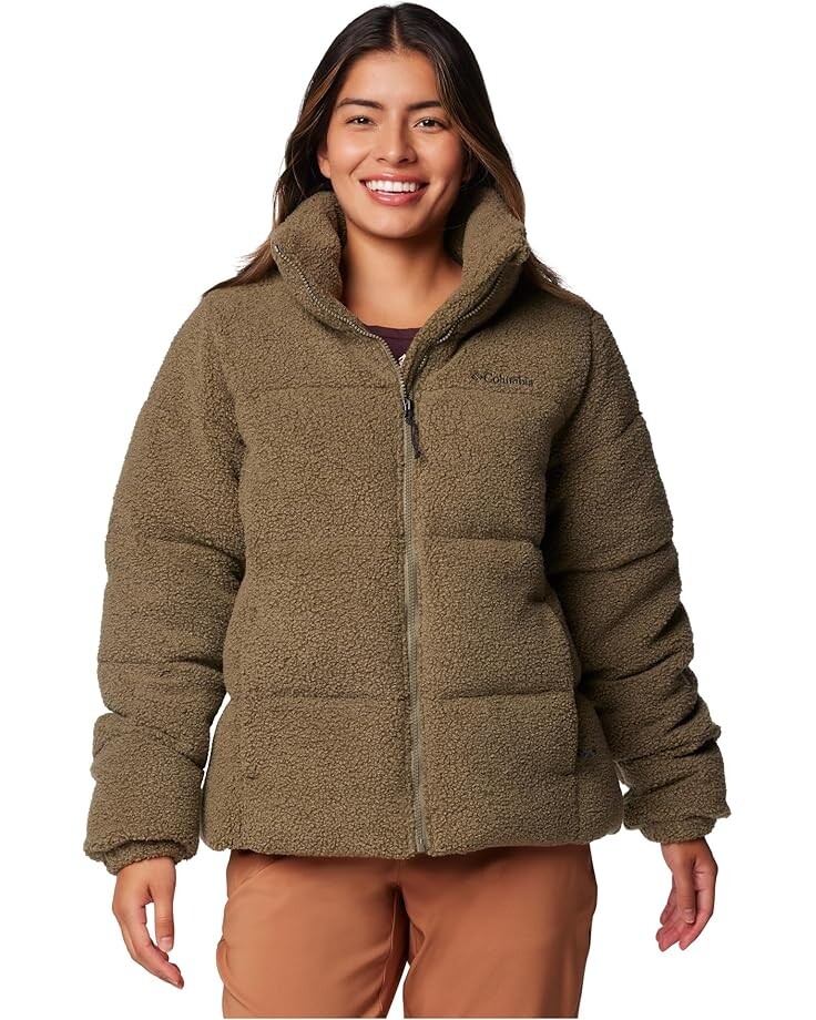 

Куртка Columbia Puffect Sherpa Jacket, цвет Stone Green