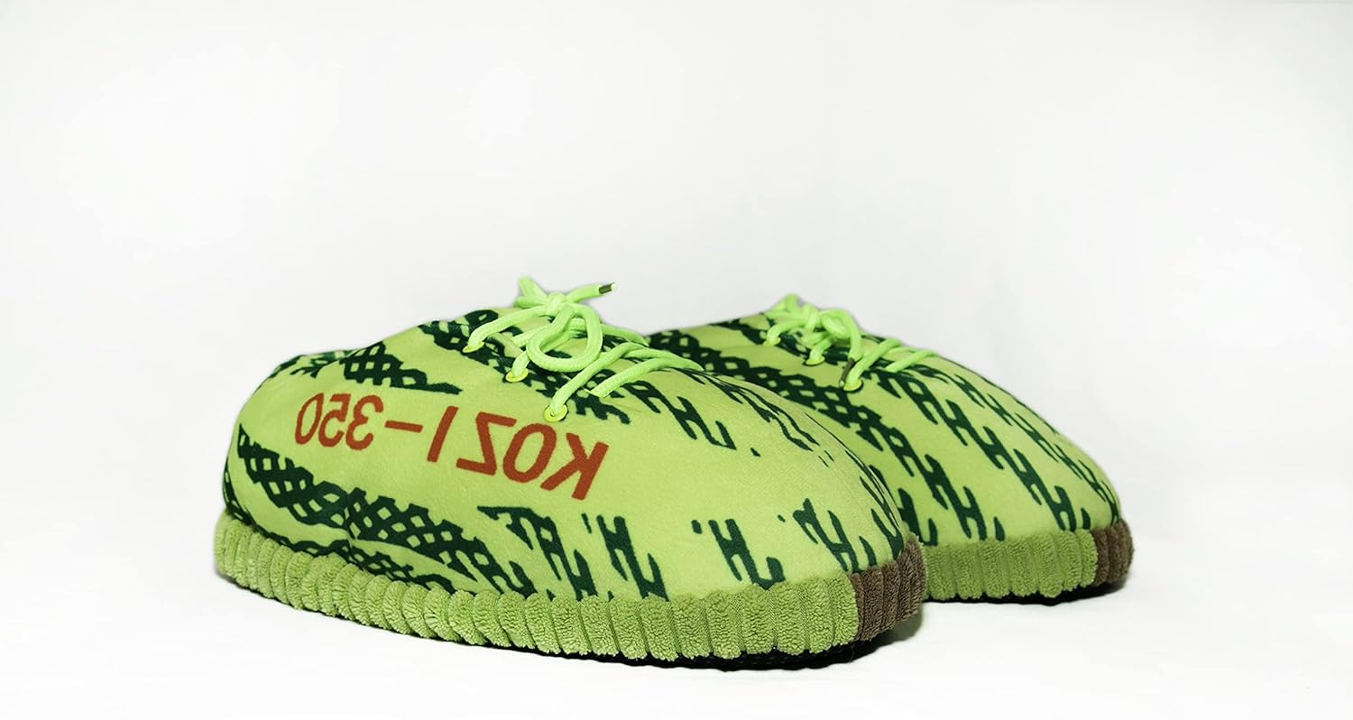 Домашние тапочки KZK KrazeKickz для взрослых - пушистые шлепанцы для женщин и мужчин - унисекс, Neon — фото 3