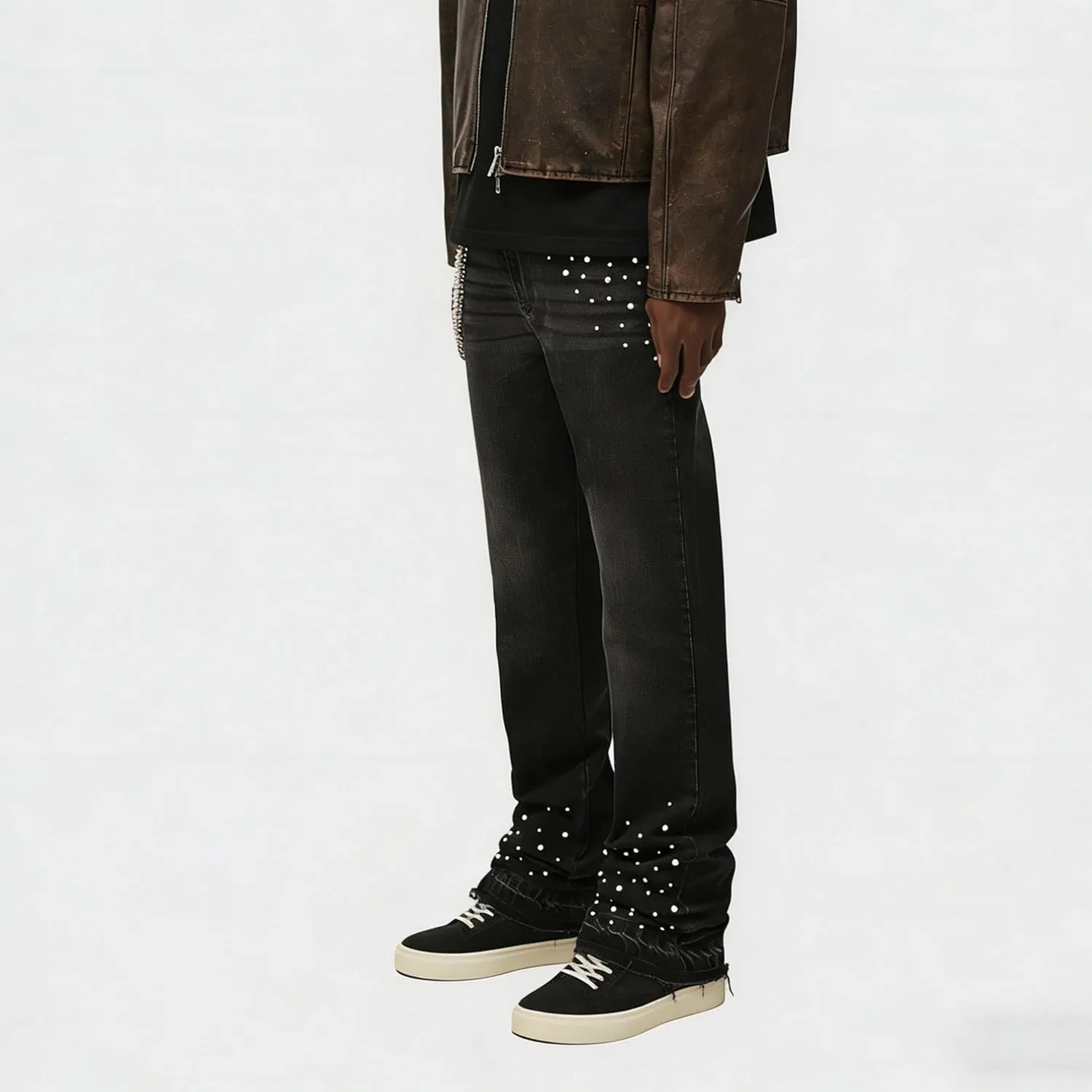 Джинсы Oversized Hip Hop, Black — фото 4