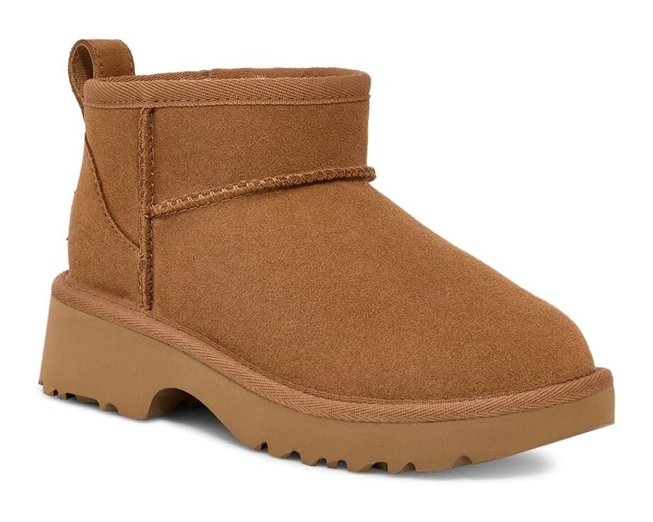

Ботинки UGG Kids Classic Ultra Mini New Heights, цвет Chestnut