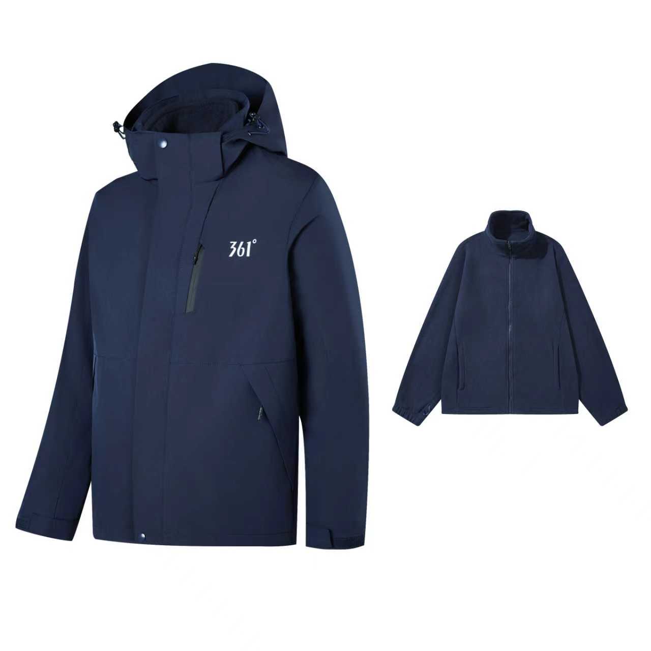 

Куртка Unisex Hooded Moderate Wind Shell 361°, lanzhou синий