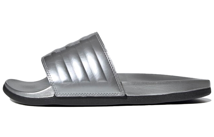 Шлепанцы Adilette Comfort Slides женские серебристые Adidas