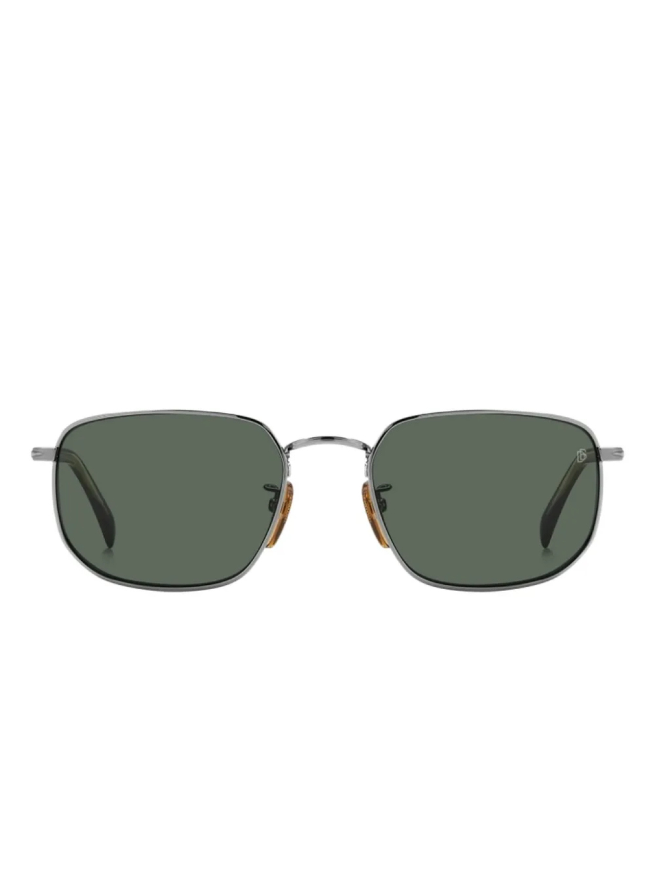 

Солнцезащитные очки DAVID BECKHAM EYEWEAR в квадратной оправе, серебряный