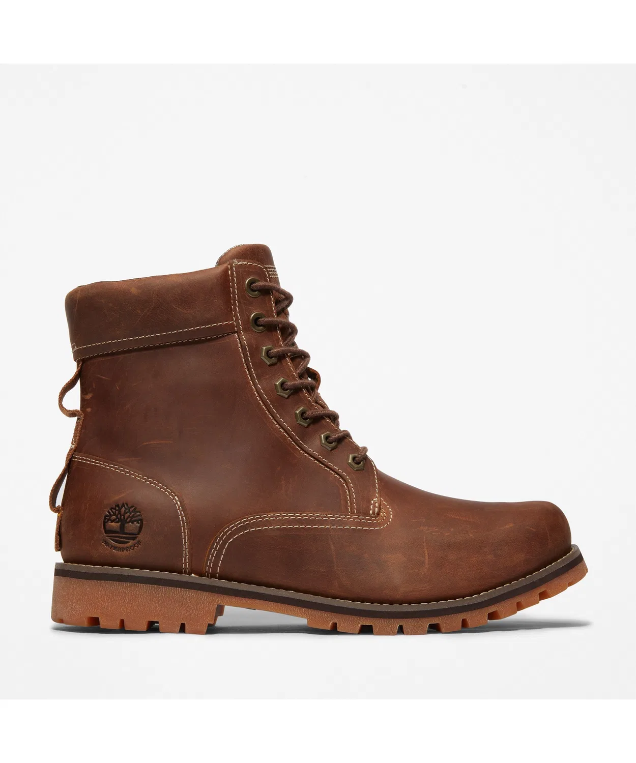 Ботинки водонепроницаемые Timberland из натуральной кожи, дерево