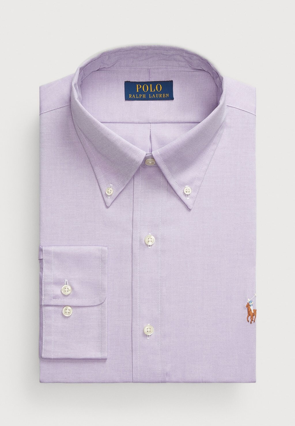 

Рубашка CUSTOM FIT OXFORD SHIRT Polo Ralph Lauren, сиреневый