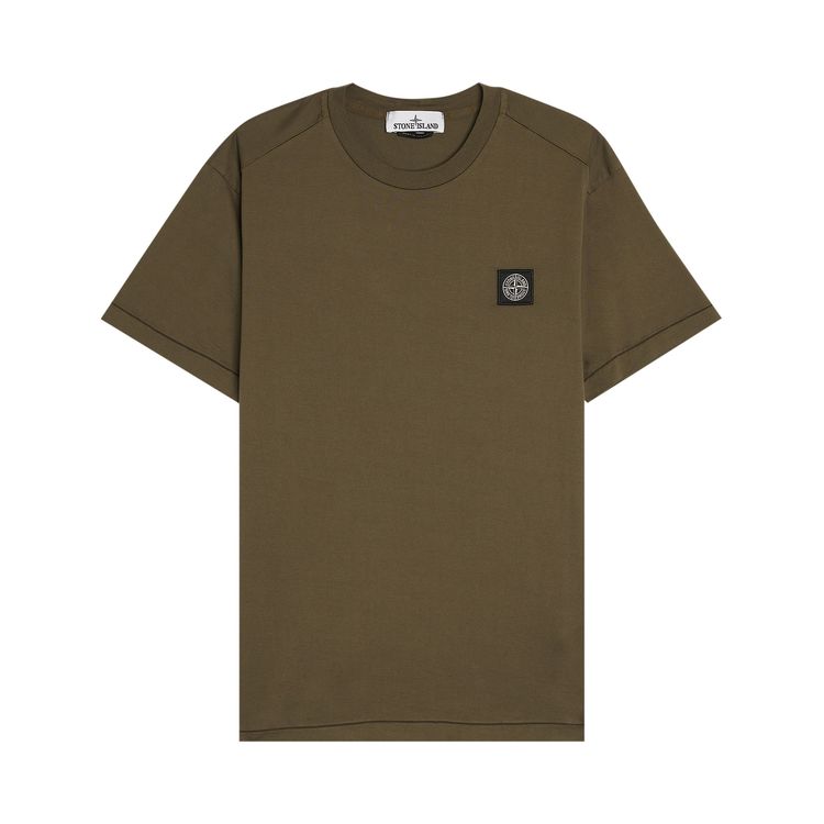 

Футболка Stone Island Compass Patch Logo T-Shirt 'Military Green', зеленый