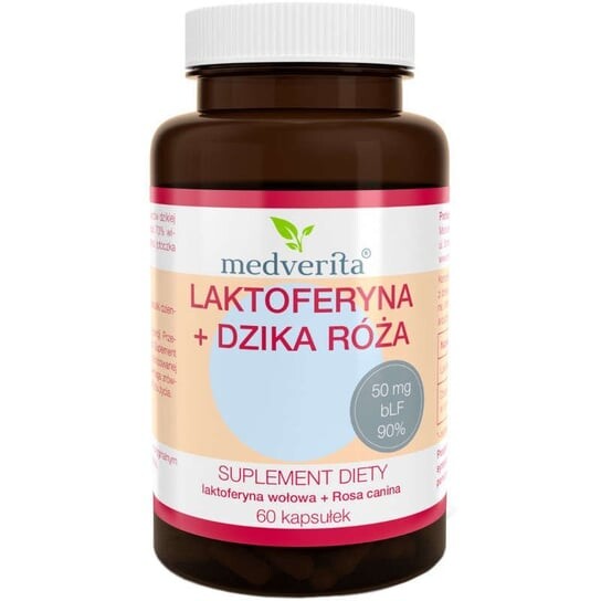 

Medverita, Лактоферрин + Дикая Роза 60 капс.