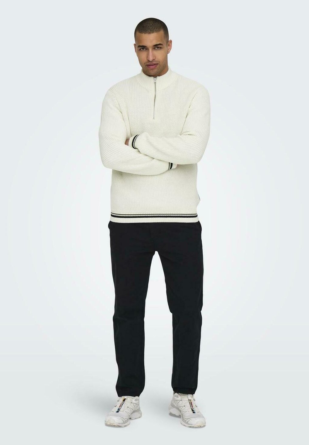 

Джемпер STEHKRAGEN REGULAR FIT LANGARM Only & Sons, белый