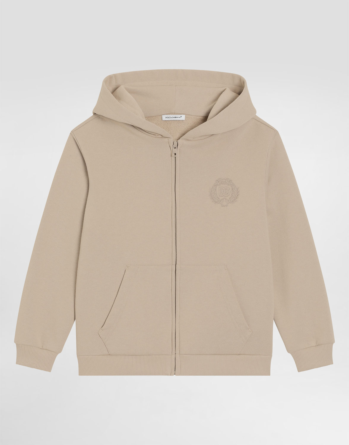 

Худи с вышивкой DG Dolce&Gabbana, бежевый