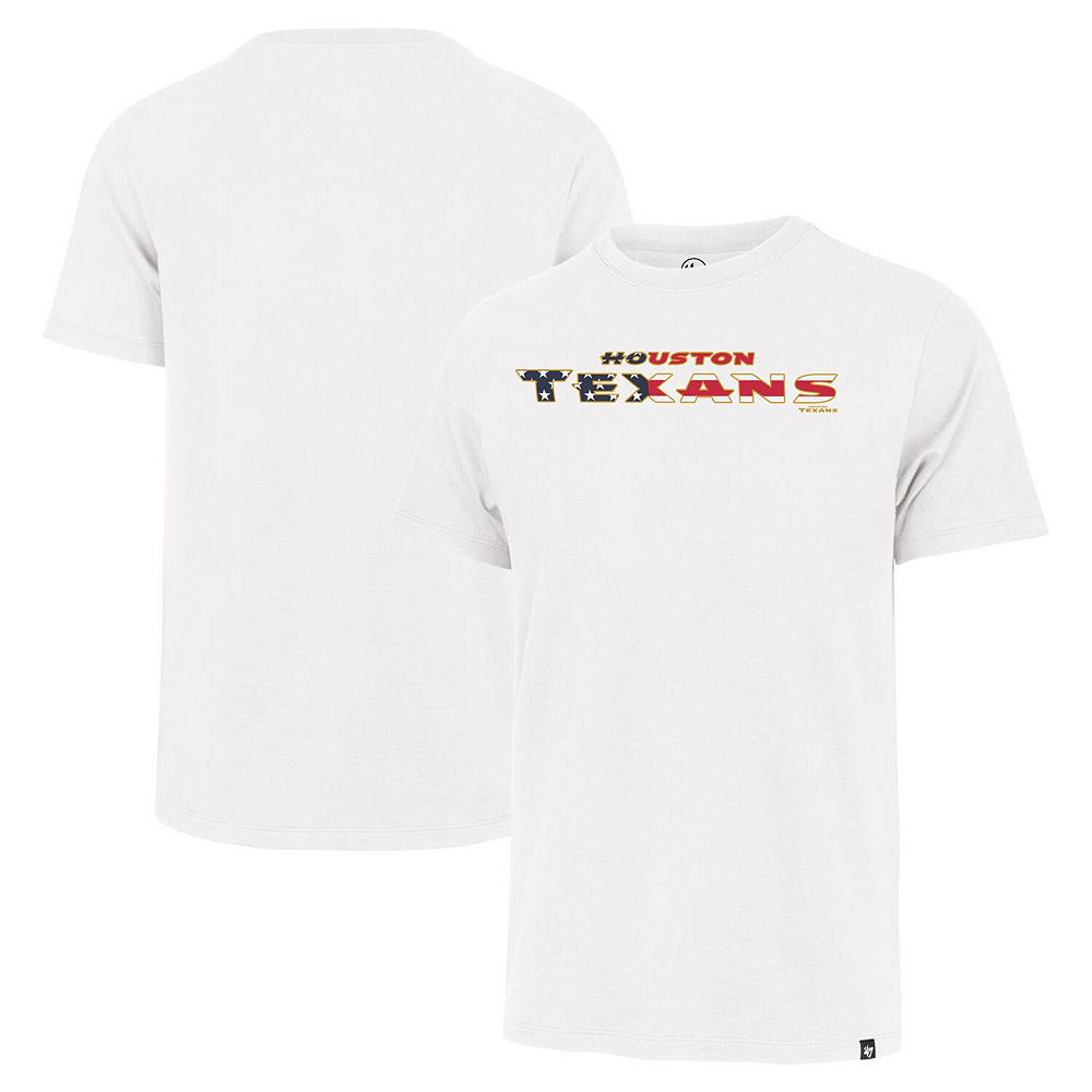 

Мужская белая футболка '47 Houston Texans Flag Script Franklin 47 Brand, цвет Txs White