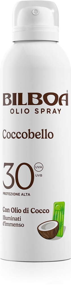 

Солнцезащитный спрей Coccobello с кокосовым маслом Bilboa, spf 30 150 мл