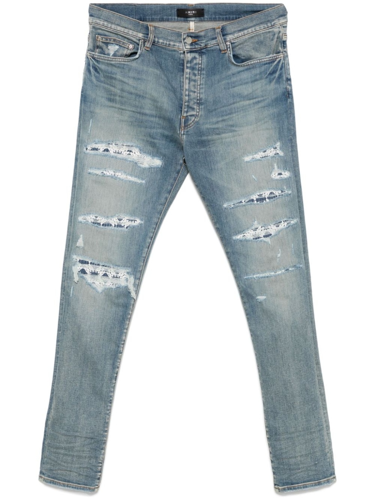 

AMIRI джинсы скинни MA Quad, синий