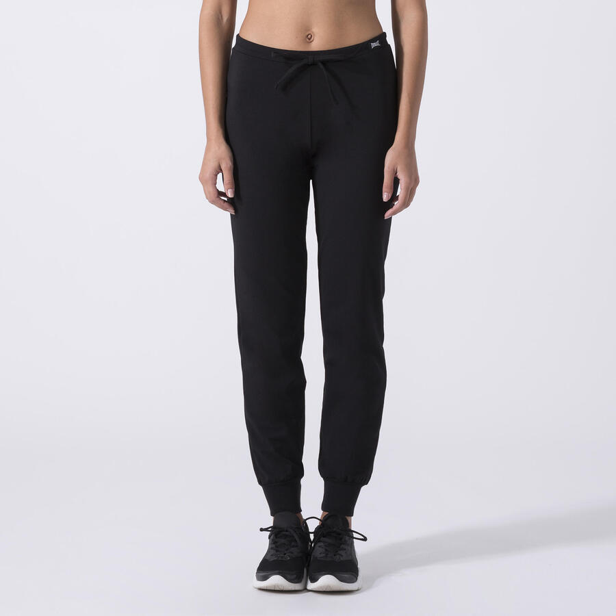 

EVERLAST БАЗОВЫЕ БРЮКИ С МАНЖЕТАМИ, ЧЕРНЫЙ ХЛОПОК, ЭЛАСТАН