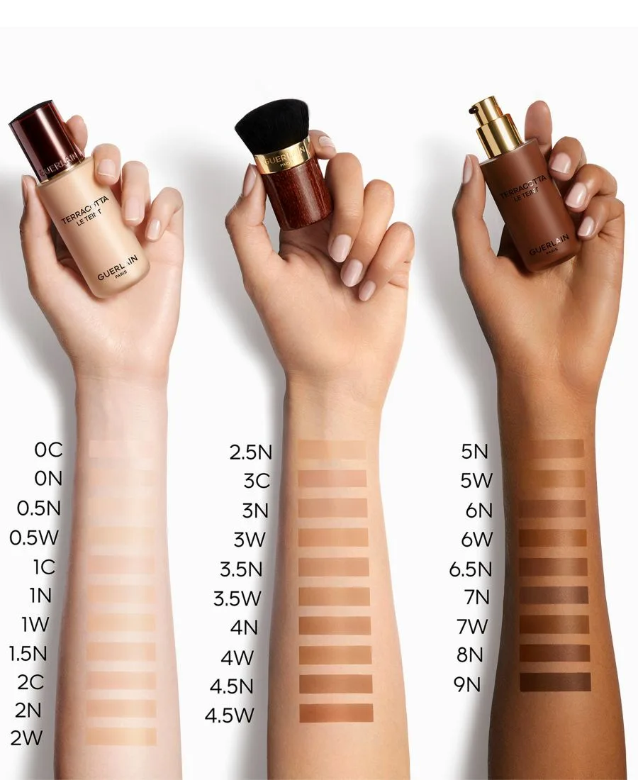 Терракотовая матовая основа Le Teint GUERLAIN, 3.5w medium skin with золотой undertones — фото 3
